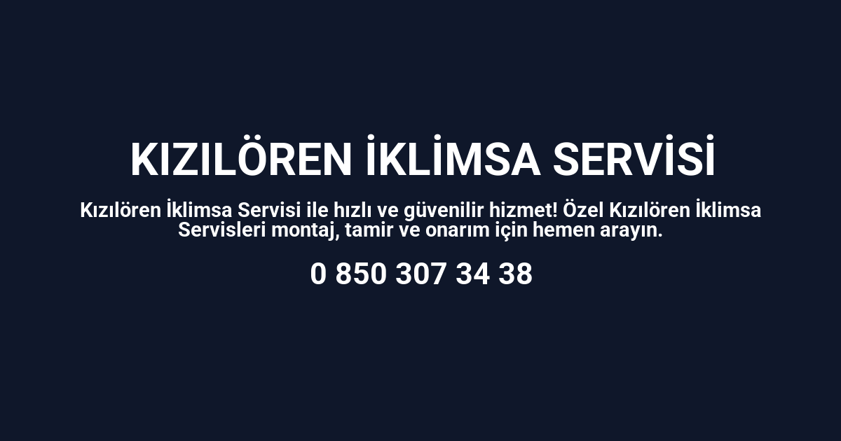 Kızılören İklimsa Servisi